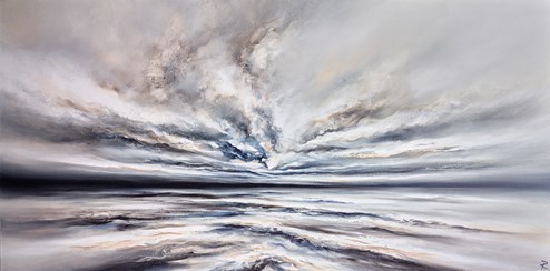 Winter Coast by Chris and Steve Rocks - Original Painting on Box Canvas